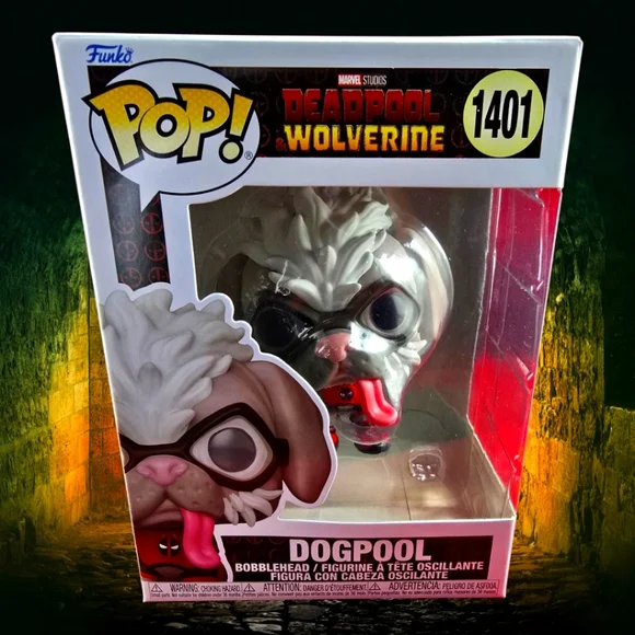 Dogpool funko # 1401 (nib) With Pop Protector - Picture 1 of 7
